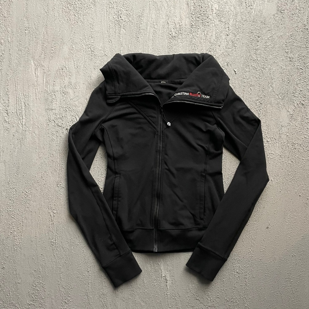 Lululemon Full Zip Jacket Women Size 8 Black